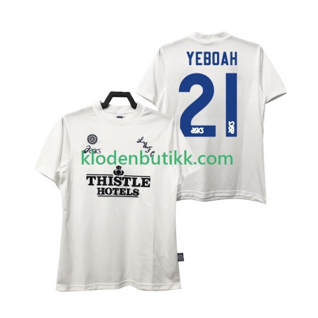 Leeds United YEBOAH 21 1995 Retro Hjemme Fotballdrakt 1996 Kortermet